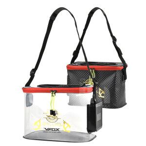 밑밥통 살림통 낚시보조가방 삐꾸통 크릴백 미끼통 검정 투명 30Cm