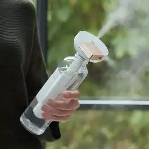 프롬비 무선 미니 생수병 가습기 무드등 휴대용 차량용