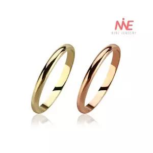 나인주얼리 18k 엥게이지4 반지 레이어드링 금반지