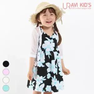 [유라비] 여름 망사 단추 유아동 레이스 가디건_JP040