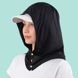 국산 냉감 쿨링 후드형 목 얼굴 햇빛가리개 자외선차단 모자 썬캡 등산 낚시 골프 조깅 산책 쿨스카프