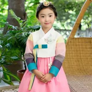 [보리보리/예가한복]WN1069 시아나래 여아한복