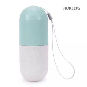 큐리필 블루 휴대용 약통 알약케이스 스마트 요일 약소분통 아기약통 비상약통 영양제통 요일별