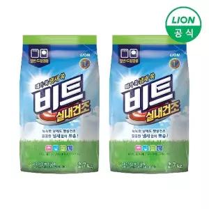 [라이온] 비트 실내건조 가루세제 리필 2.7kg X 2개 (일반드럼겸용)