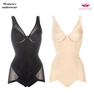 [럭센스] 이중파워넷 바디슈트 올인원 몸매 보정속옷 9304