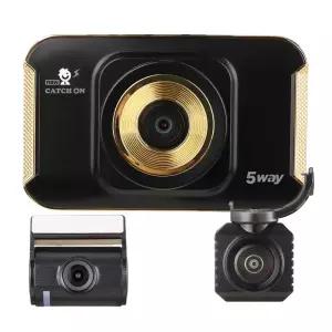 뉴 캐치온 5way 3채널 블랙박스 동글이+GPS+128GB