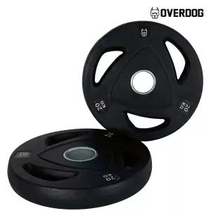 오버독 중량무광원판 20kg x 2장 (중량봉용)