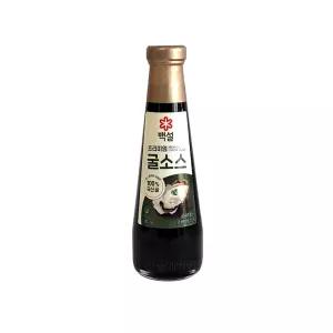 백설 프리미엄 굴소스 350g 1병 100프로 국산 굴