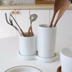 [텐바이텐]순백지 수저보관통 2구 세트