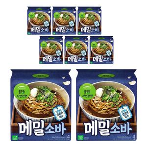 풀무원 메밀소바 464g 1봉지 (116g x 4개입) x 8개