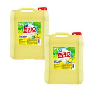 [트리오] 트리오 14kg 2개 주방세제 업소용 퐁퐁 대용량