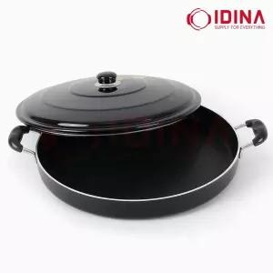 이디나 삼우 전판 양수 55cm/원형/전후라이팬/요리용/원형후라이팬/전팬/볶음요리/가정용/업소용