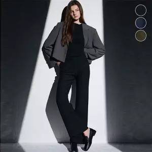 TAGME 세미 와이드 어텀 밴딩 슬랙스 3종 택1