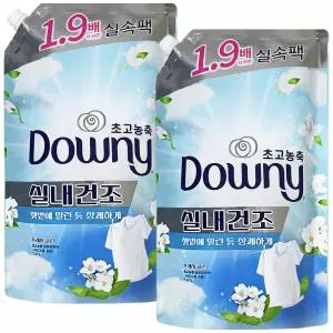 다우니 섬유 유연제 실내건조 1.35lx2개