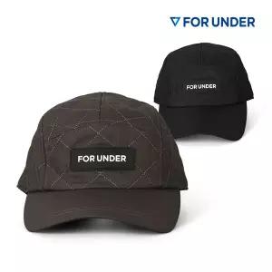 [포언더 정품] 캠프캡 누빔 골프모자 방한모자