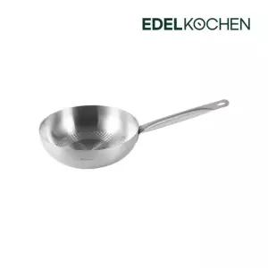 [에델코첸] 통3중 코지프리즘 웍팬 24cm (사틴_엠보)