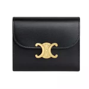 [명품] 스몰 트리옹프 플랩 지갑 샤이니 카프스킨 10D783 V 38NO