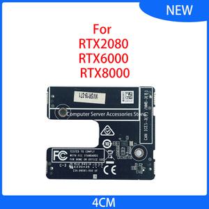RTX2080 RTX6000 RTX8000 타이탄 RTX 2 슬롯 IASER 서버 예비 부품용 NVLink 브리지 E230435 2WAY 16X 4CM