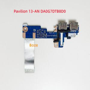 호환 hp 파빌리온용 노트북 USB 보드 DA0G7DTB8D0 13-AN 13-AN0002TU TPN-Q214 시리즈
