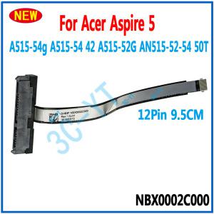 1개 세트 노트북 HDD SATA 하드 드라이브 플렉스 케이블 Acer 아스파이어 5 A515-52G AN515-52 An515 A515-