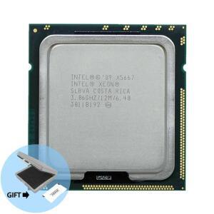 쿼드 코어 X5667 프로세서 12M 캐시 3.06GHz LGA1366 제온 서버 CPU 데스크탑 CPUX5667 CPU95W