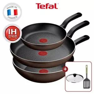 테팔 인덕션 라이트쿡 3종(팬24+팬30+웍28)+유리뚜껑28+에센셜 뒤집개