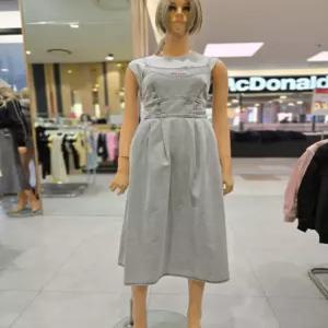 [에고이스트] 스모킹 스트랩 데님 롱 원피스 EQ2ODO01