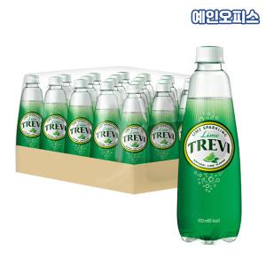 [롯데칠성] 트레비 탄산수 라임 500ml X 20펫 탄산음료 스파클링 탄산 음료수 칠성 PET 페트병 음료수 사무실 탕비실