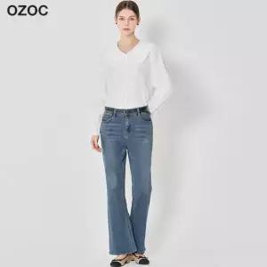 세미 부츠컷 데님 팬츠