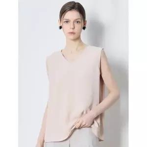 [쉬즈미스]우아레이디 브이넥 슬리브리스 블라우스  택가격  118000원 _P391880135