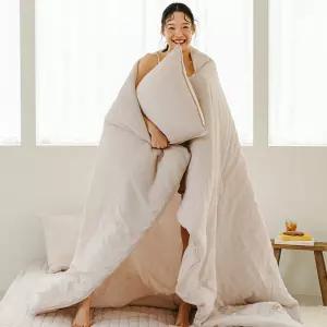 [드리울] 헤이즐 린넨 시어서커 시원한 여름이불세트 SS/Q 3color