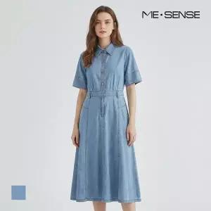 [미센스] 카라디자인 데님 원피스_MB44DOM201Z