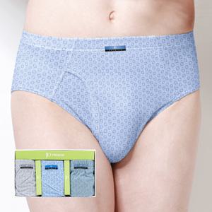 제임스딘 남성 삼각 팬티 세트 3매입 순면 40수 남자 맥시 소변구 있는 빅사이즈 95 100 115 120 MPAP76