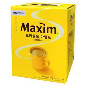 맥심 모카골드 마일드 커피믹스 190스틱 x 2개 믹스 커피