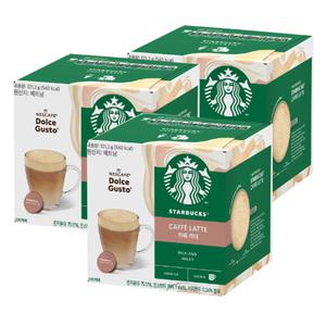 스타벅스 캡슐커피 by 돌체구스토 카페라떼 12개입x3개