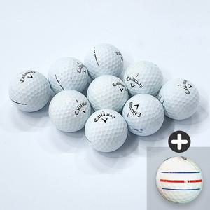 캘러웨이 크롬소프트 로스트볼 A+ 3피스 삼선퍼터라인 화이트 20알