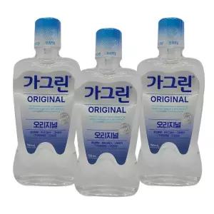 가그린 오리지널 750ml 3개 가글 입냄새제거 구강청결제