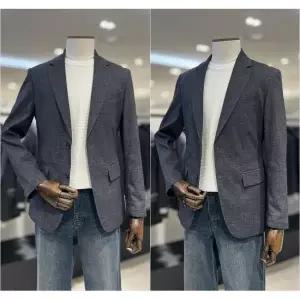 [롯데백화점]레노마 매년완판 26년 S/S 신상 전체스판 다계절자켓 다크그레이컬러 RSBIBJ91A EK3653