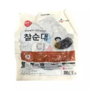 CJ 이츠웰 찰순대 슬라이스 1KG (냉장포장)