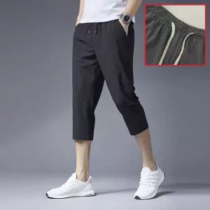 냉감 남자7부팬츠 여름 밴딩 데일리 7부반바지 런닝 운동 러닝복 3색상