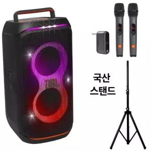 JBL Party Box Club 120 충전식 블루투스스피커 파티박스 + 무선마이크 AS3 + 국산스탠드