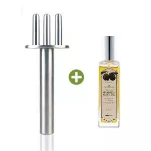 스킨볼릭 가우스 괄사 자기장 마사지 +만다린오일100ml+골드팩5매 / 바디 두피 얼굴