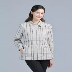 [닥스 골프 여성] [25SS] DNJU5B901I2 LF몰특가체크 전판 메쉬 안감 점퍼