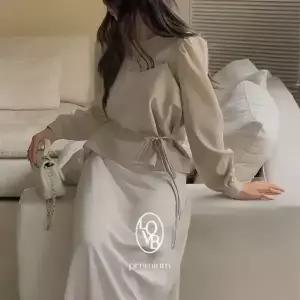 핫핑 [하객룩][LOVB] L-1452 허리스트링 나시+블라우스 SET