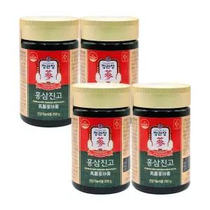 [쇼핑백포함] 정관장 홍삼진고 250g 4개 / WJ [유통기한 27년 12월]