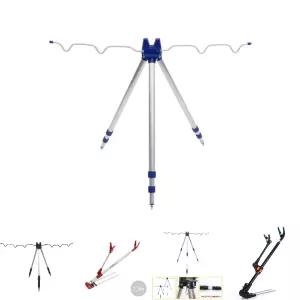 (5조)(3단) 낚시 받침대/민물/받침틀/낚시대/거치대/지지대/삼각대/원투/바다/장어/고정/꽂이/진흙/바닥