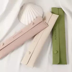 묵주주머니 보석 포장 가방 방진 주머니 모조 가죽 천 액세서리 펜던트 팔찌