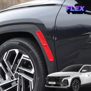 2026 투싼 NX4 튜닝 휀다가니쉬 레드 몰딩