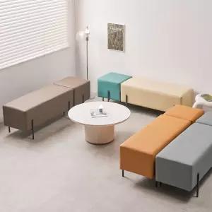 베로나 대기의자 2인용 실리콘가죽 약국 로비 피부과 병원 대기실의자