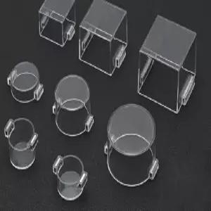 비상정지 스위치 캡 사각 버튼 커버 원형 투명 1 보호